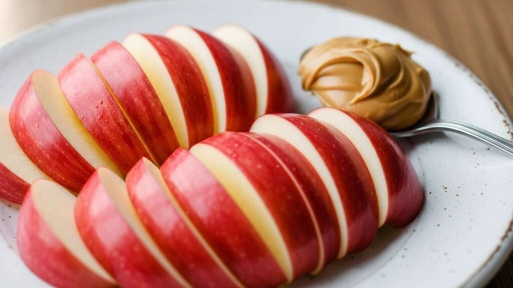 Apple Slices with Peanut Butter