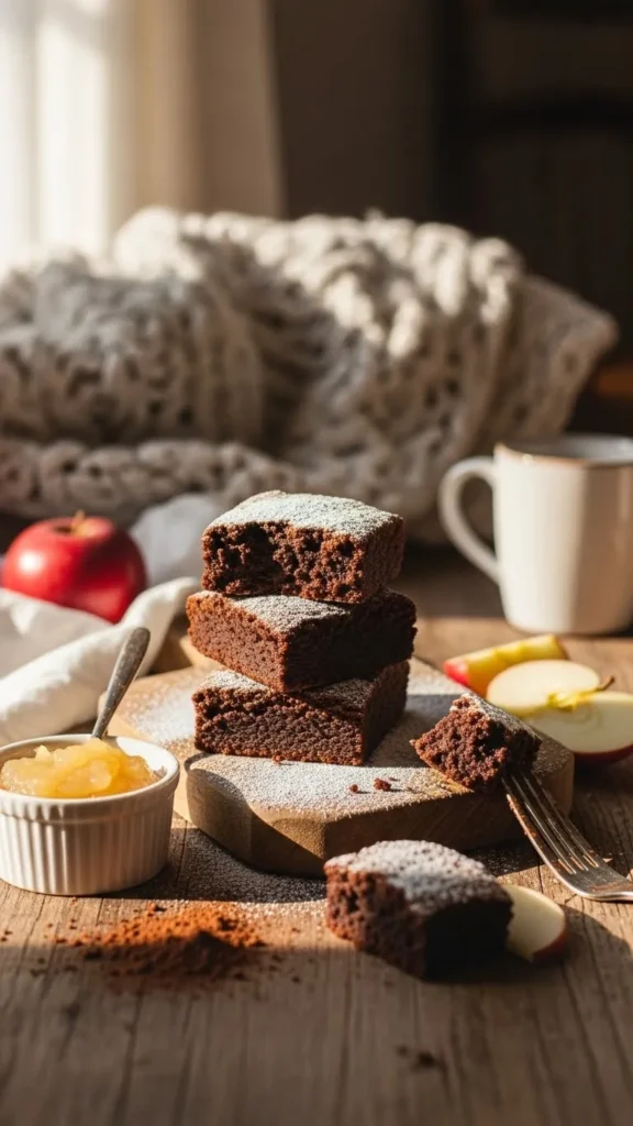 Applesauce Cocoa Brownies
