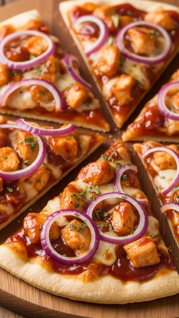 BBQ Chicken Thin Crust Pizza
