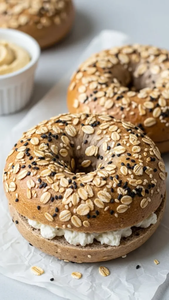 Bagel Integral de Avena y Semillas