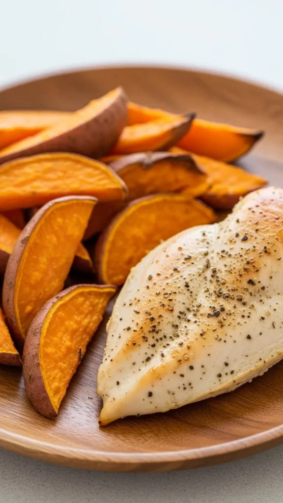 Baked Chicken with Sweet Potato