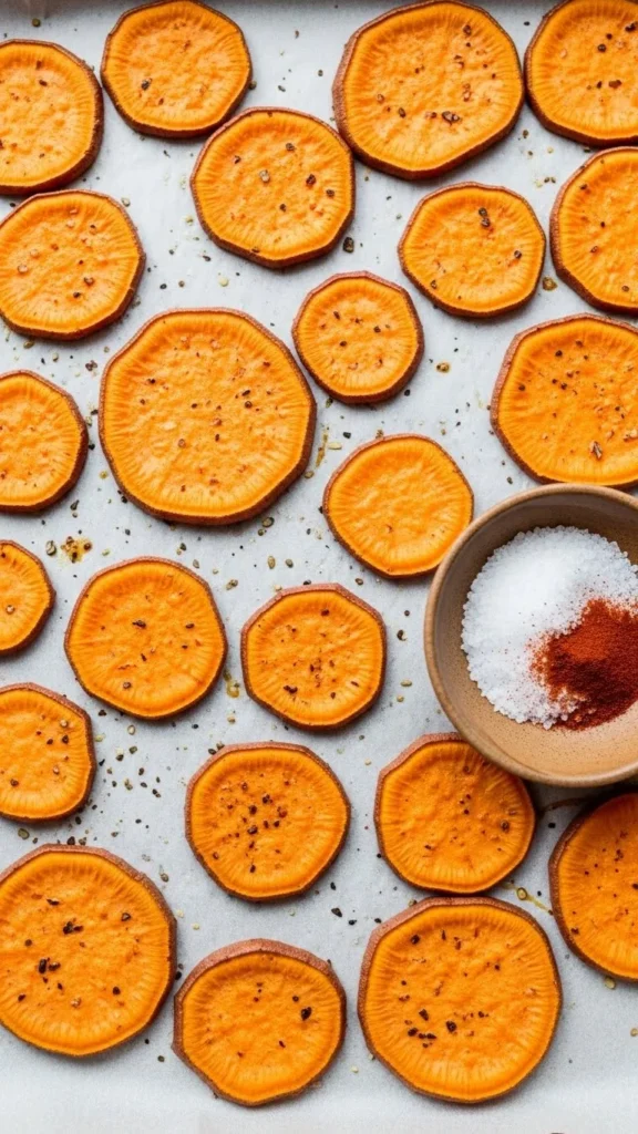 Baked Sweet Potato Chips