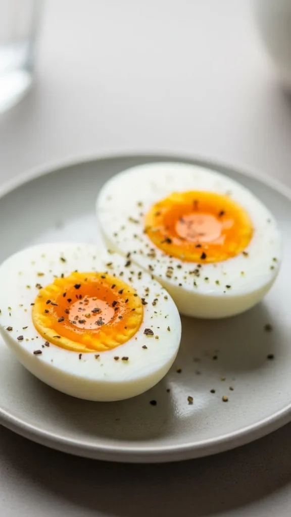 Boiled Eggs with Black Pepper