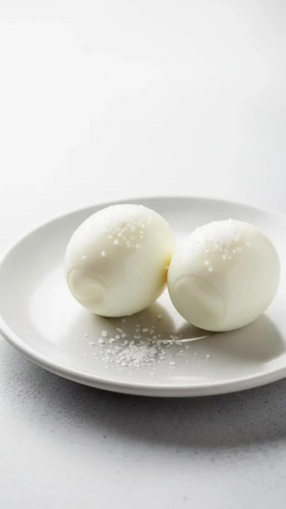Boiled Eggs with a Pinch of Salt