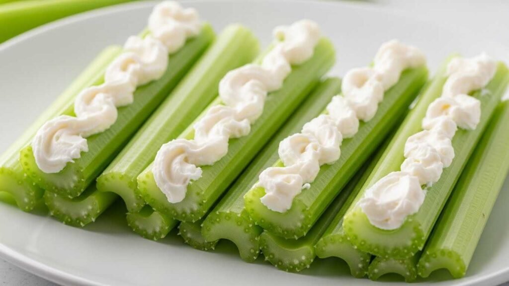 Celery Sticks with Cream Cheese