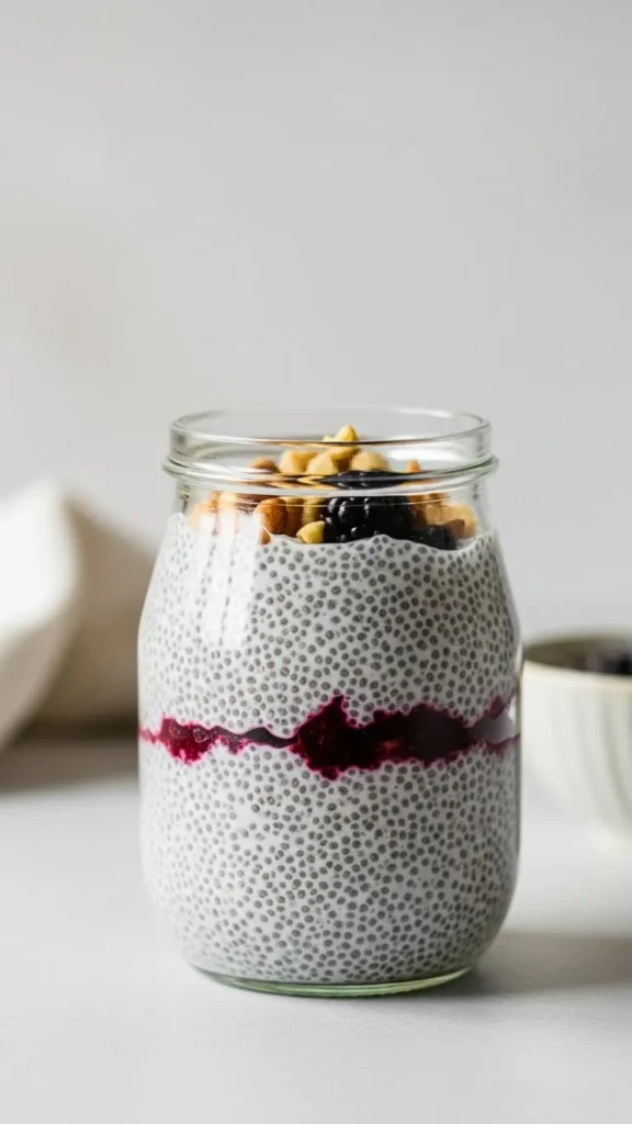 Chia Pudding with Protein Powder
