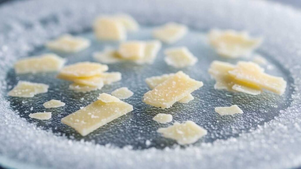 Chill-Sift Cheese Snowflakes