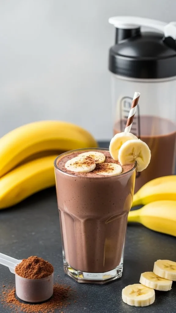 Chocolate Banana Recovery Shake