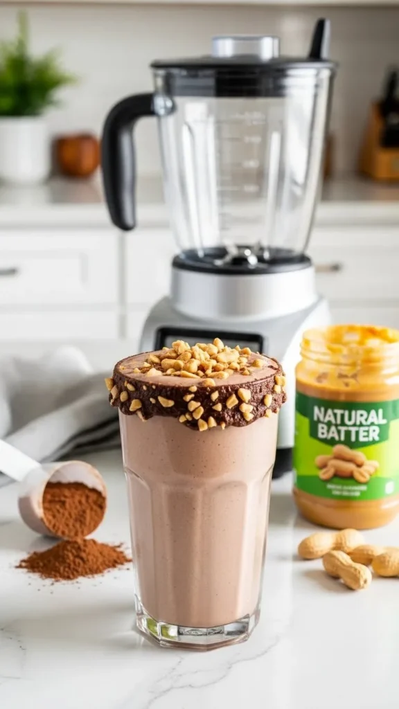 Chocolate Peanut Butter Protein Shake
