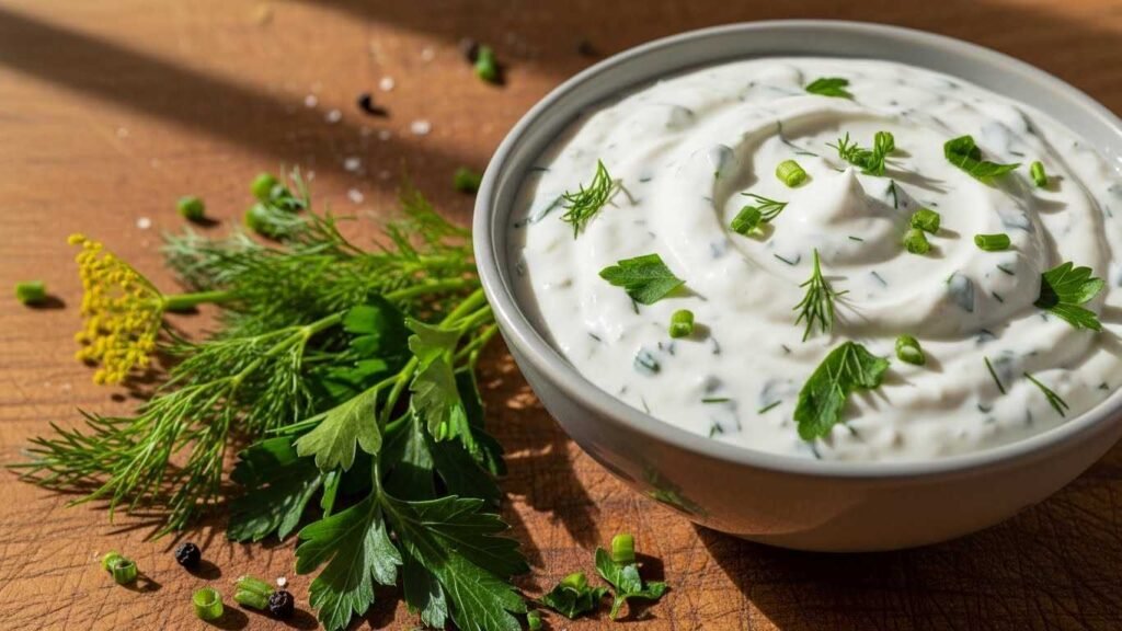 Classic Low-Cal Ranch Made with Greek Yogurt