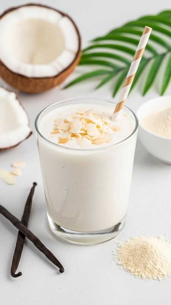 Coconut Vanilla Protein Shake