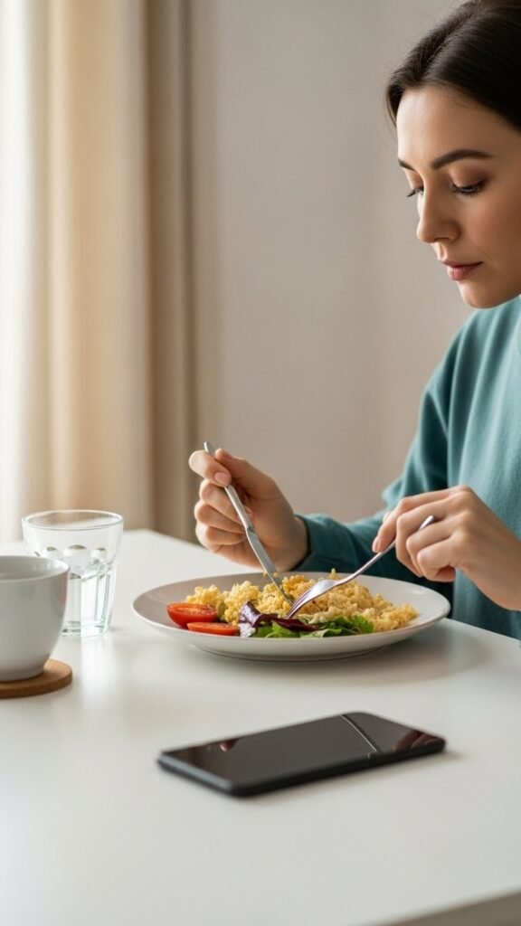 Come despacio y con atención