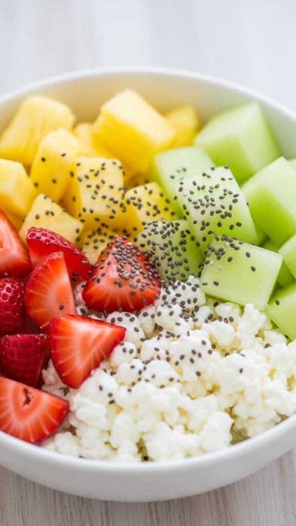 Cottage Cheese & Fruit Protein Bowl