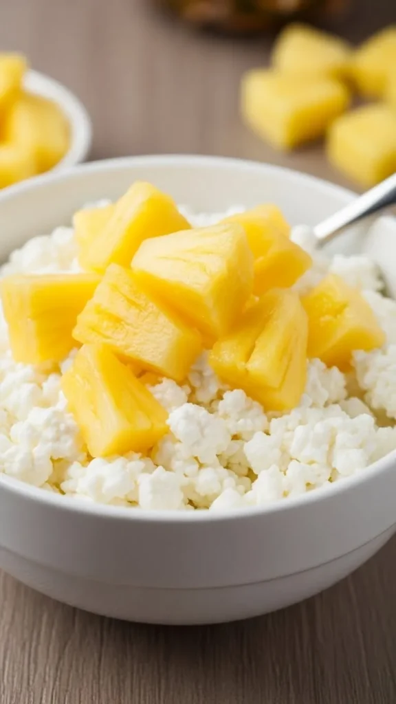 Cottage Cheese with Pineapple