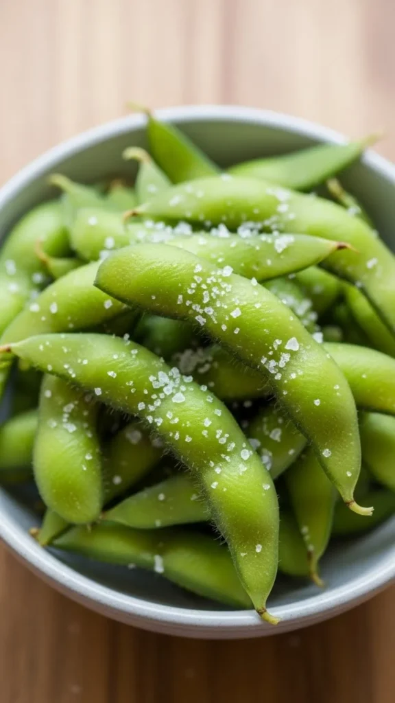 Edamame with Sea Salt