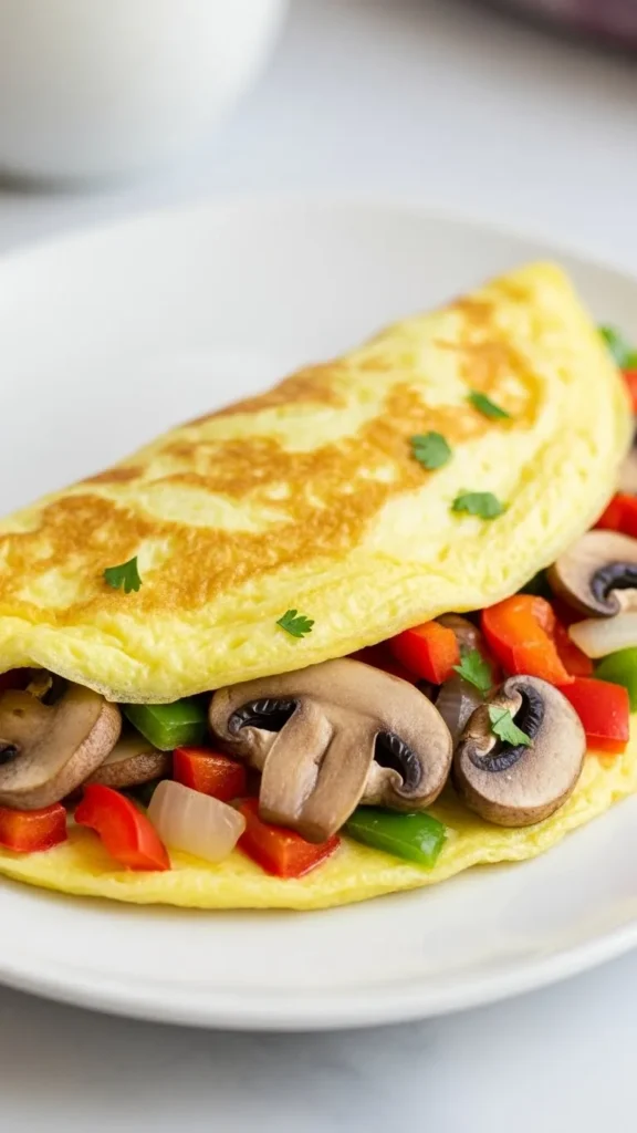 Egg White Veggie Omelet