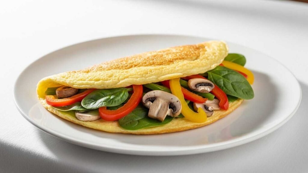 Egg White Veggie Omelette