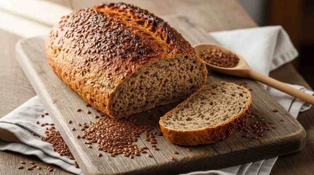 Flaxseed Low-Calorie Gluten-Free Omega Bread