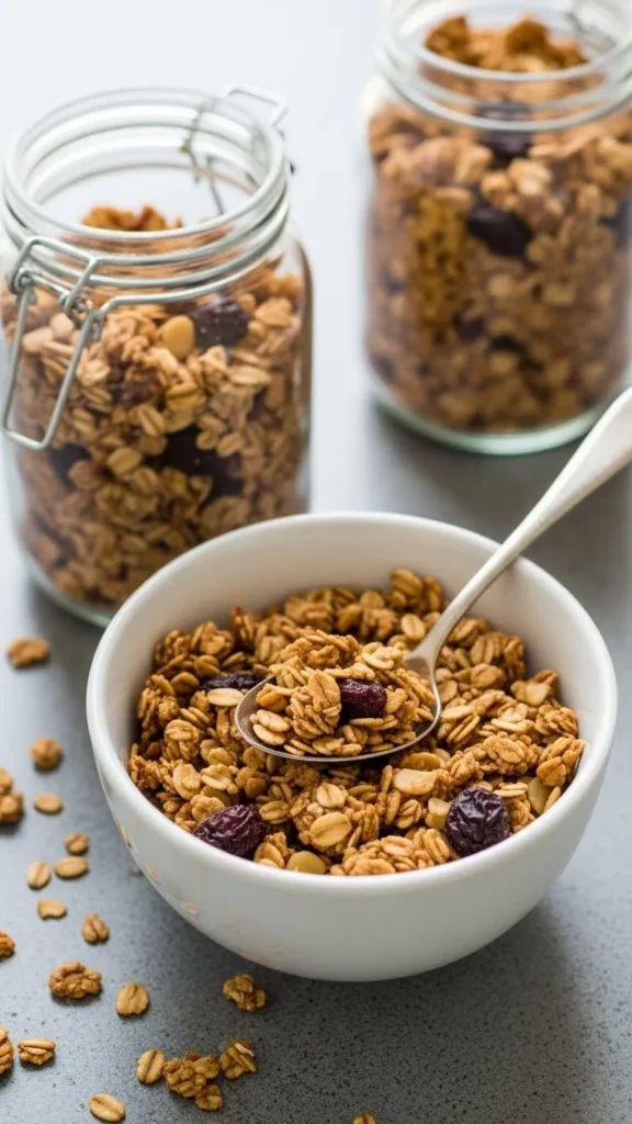 Granola Casera Baja en Calorías