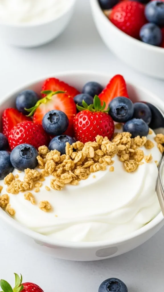 Greek Yogurt Berry Crunch Super Snack