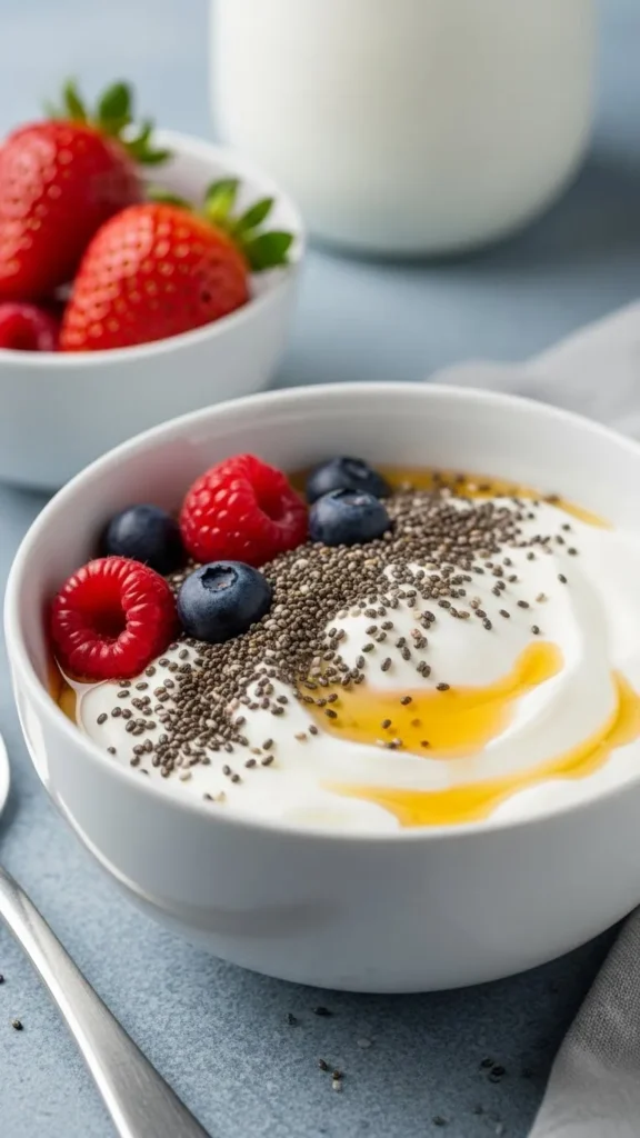 Greek Yogurt & Chia Seed Breakfast Bowl