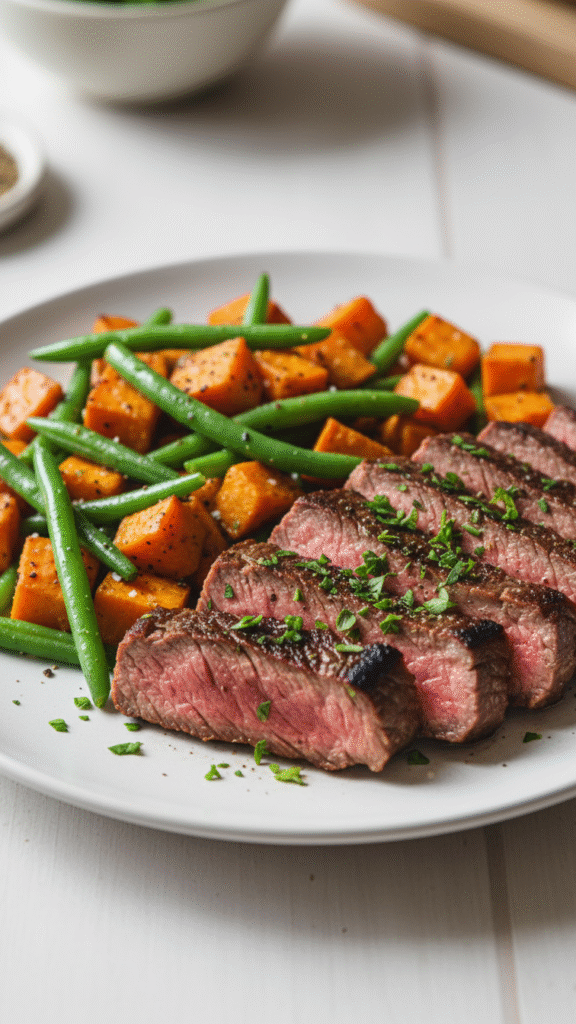 High-Protein Beef & Mixed Veg Plate