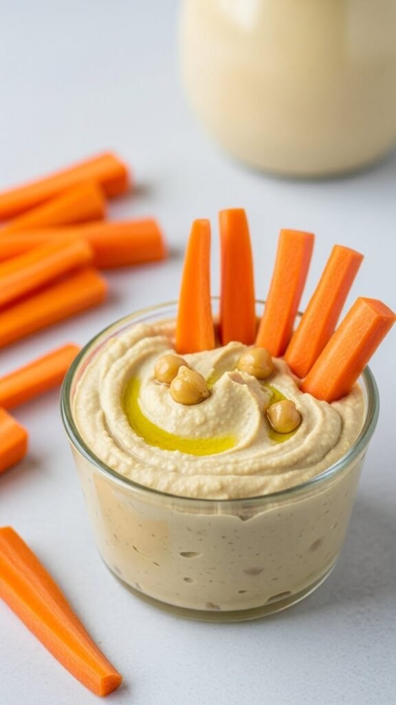 Hummus with Carrot Sticks