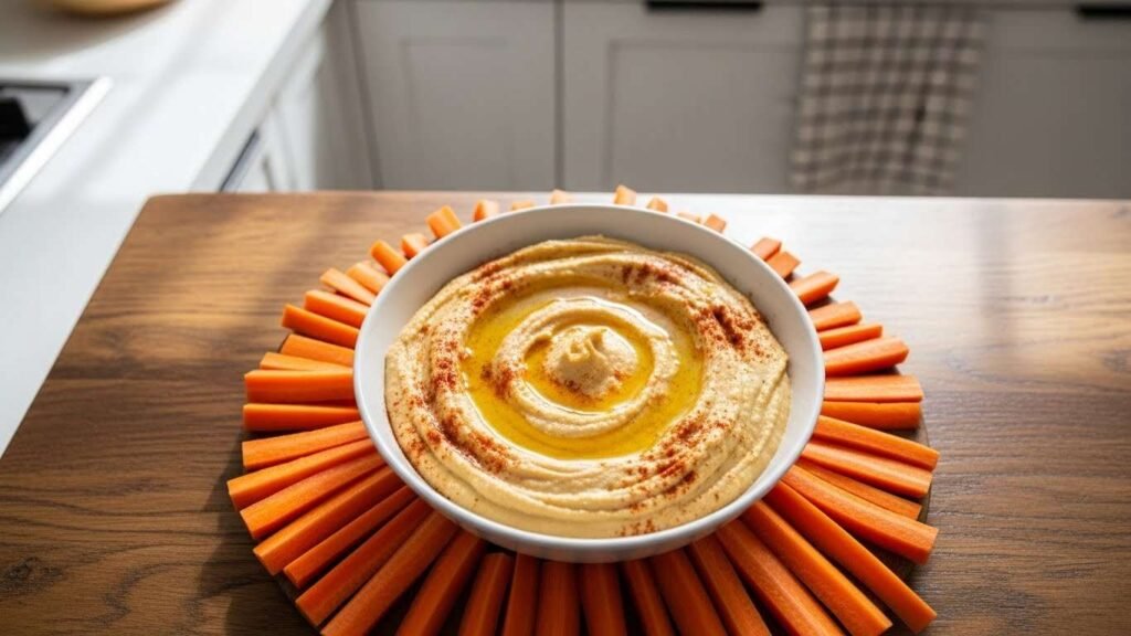 Hummus with Carrot Sticks