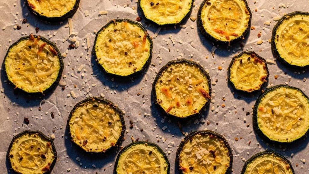 Low-Fat Parmesan Zucchini Chips
