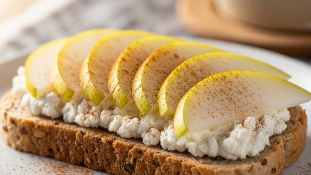 Low-Fat Ricotta on Whole-Wheat Toast