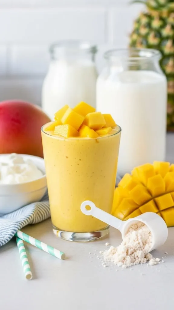 Mango Yogurt Protein Shake