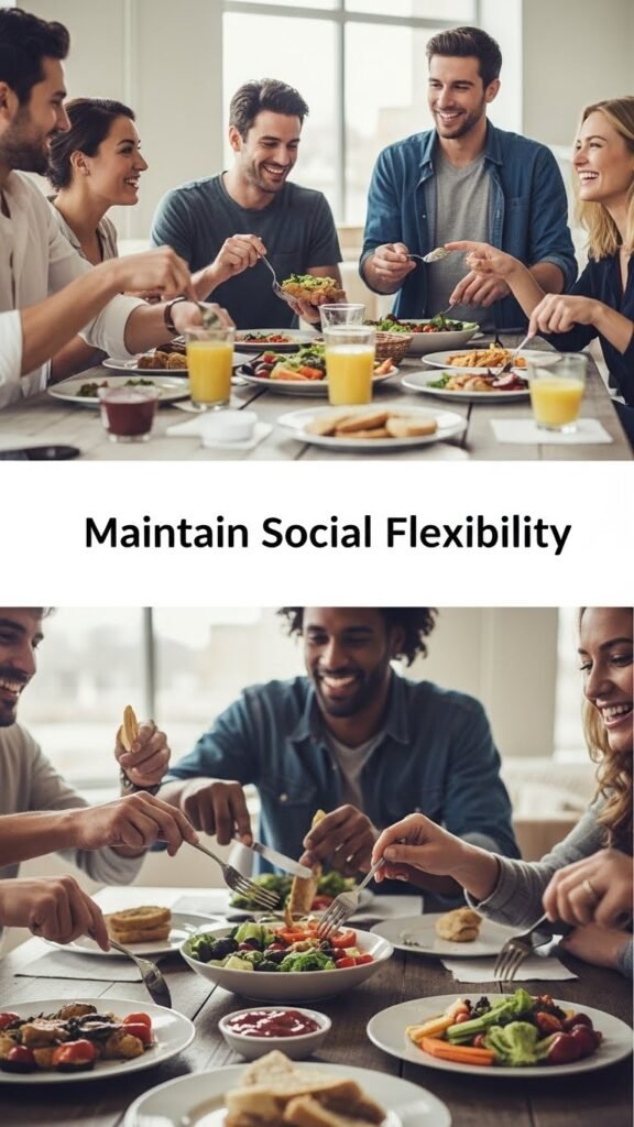 Mantén flexibilidad social