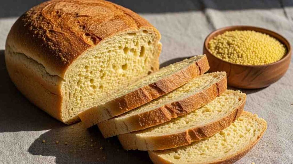 Millet Flour Low-Calorie Gluten-Free Soft Bread