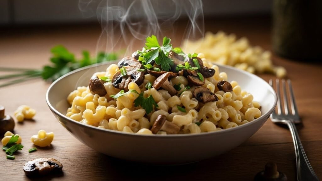 Mushroom & Herb Cottage Cheese Mac