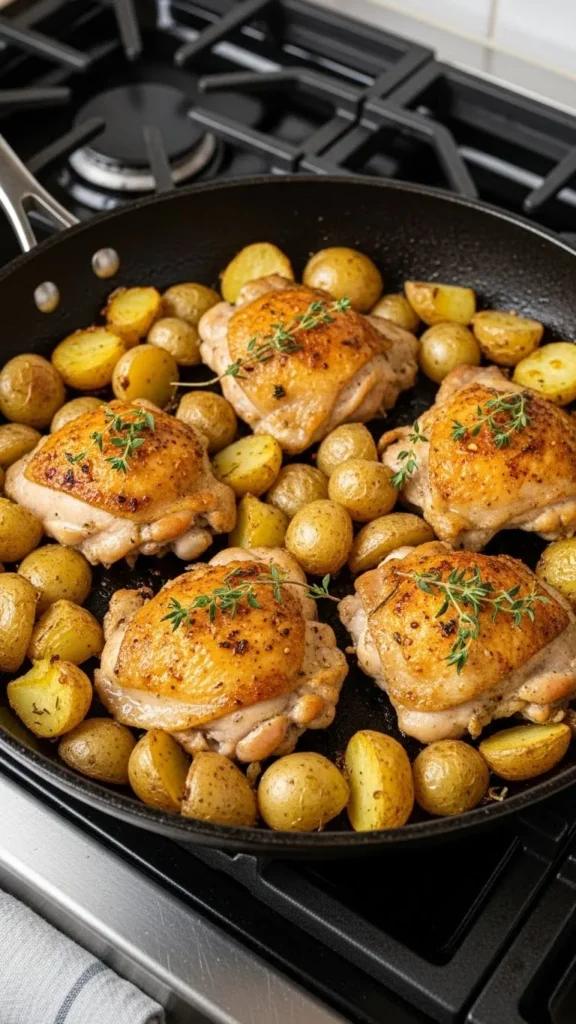 One-Pan Chicken and Potatoes