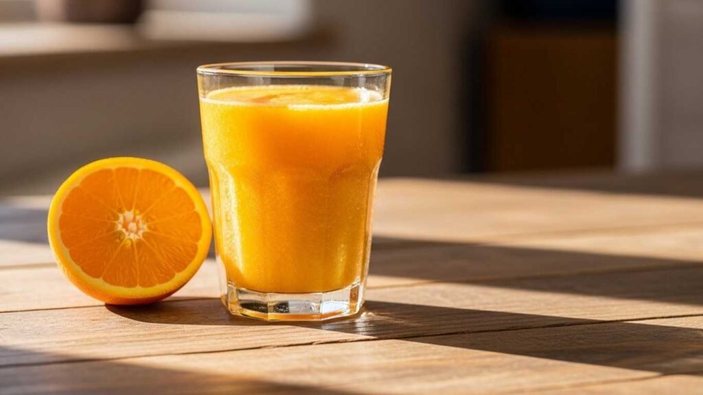Orange Sunrise Protein Shake