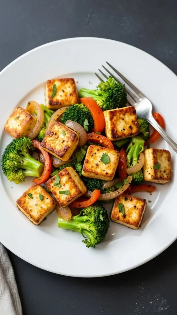 Paneer with Fiber-Rich Vegetable Saute