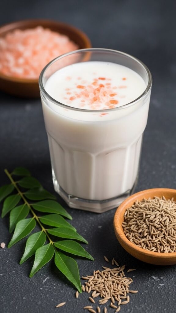 Pink Salt Buttermilk Fat-Burning Drink