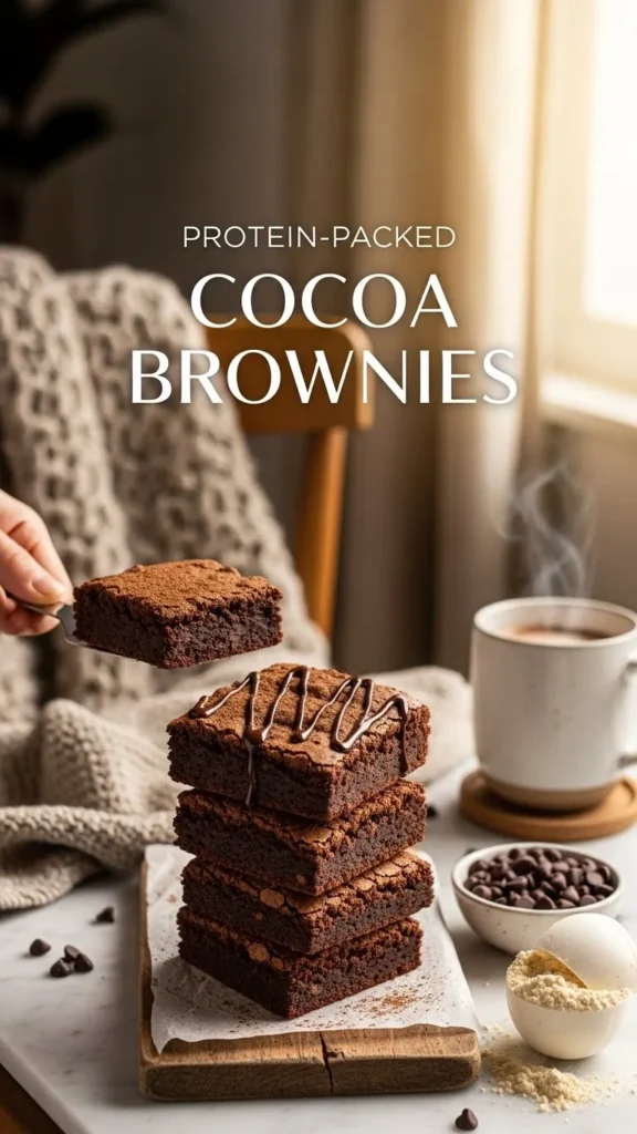 Protein-Packed Cocoa Brownies
