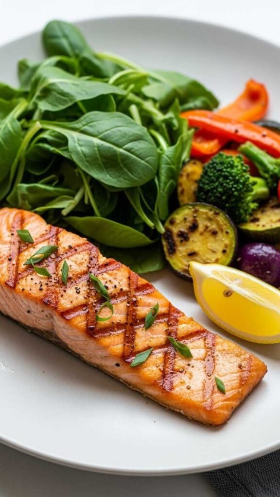 Salmon & Greens Power Plate