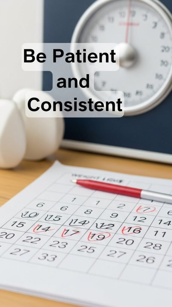 Sé paciente y constante