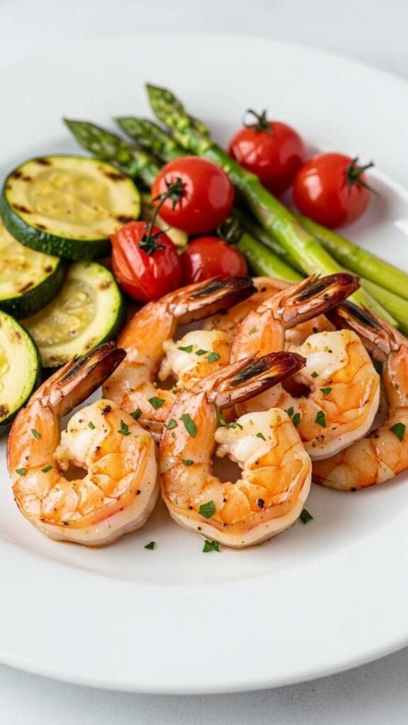 Shrimp & Vegetable Protein Plate