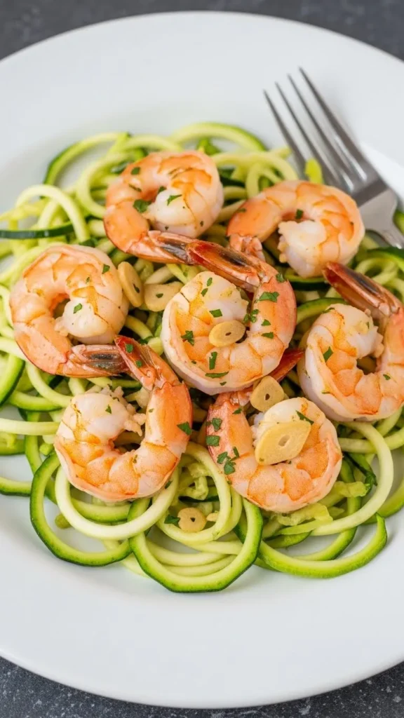 Shrimp & Zucchini Noodles