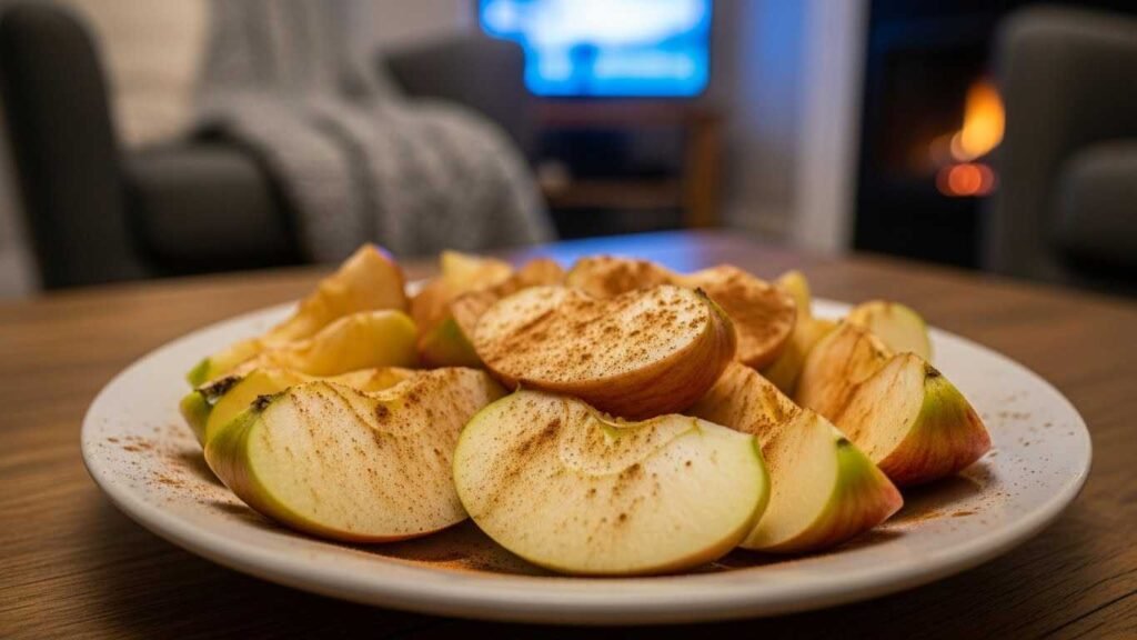 Sliced Apples with Cinnamon