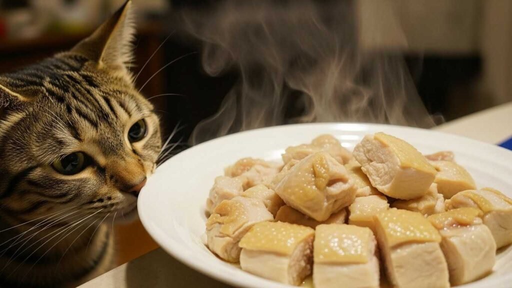 Steamed Chicken Breast Cubes