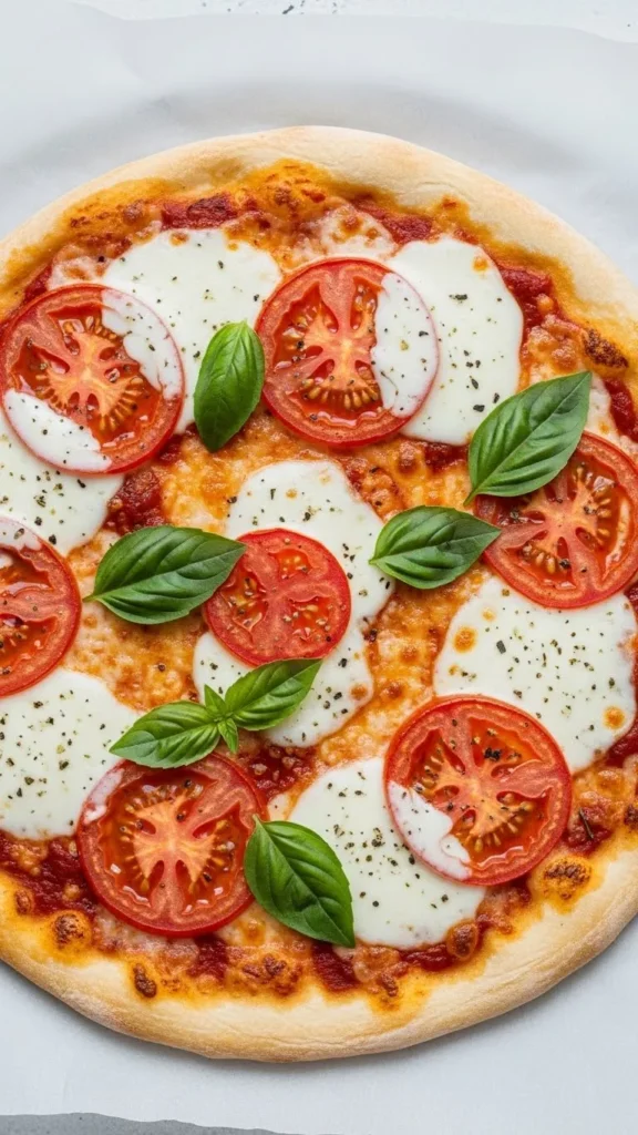 Thin Crust Margherita Light Pizza