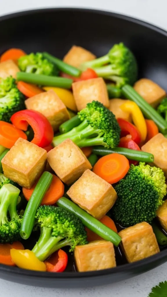 Tofu Stir-Fry with Mixed Vegetables