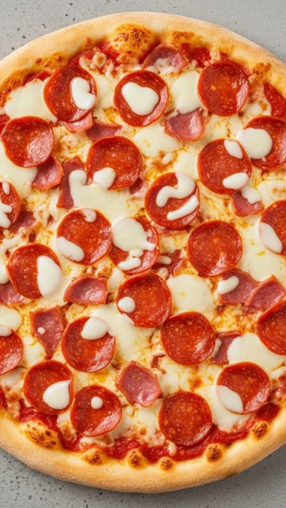 Turkey Pepperoni Reduced-Fat Pizza
