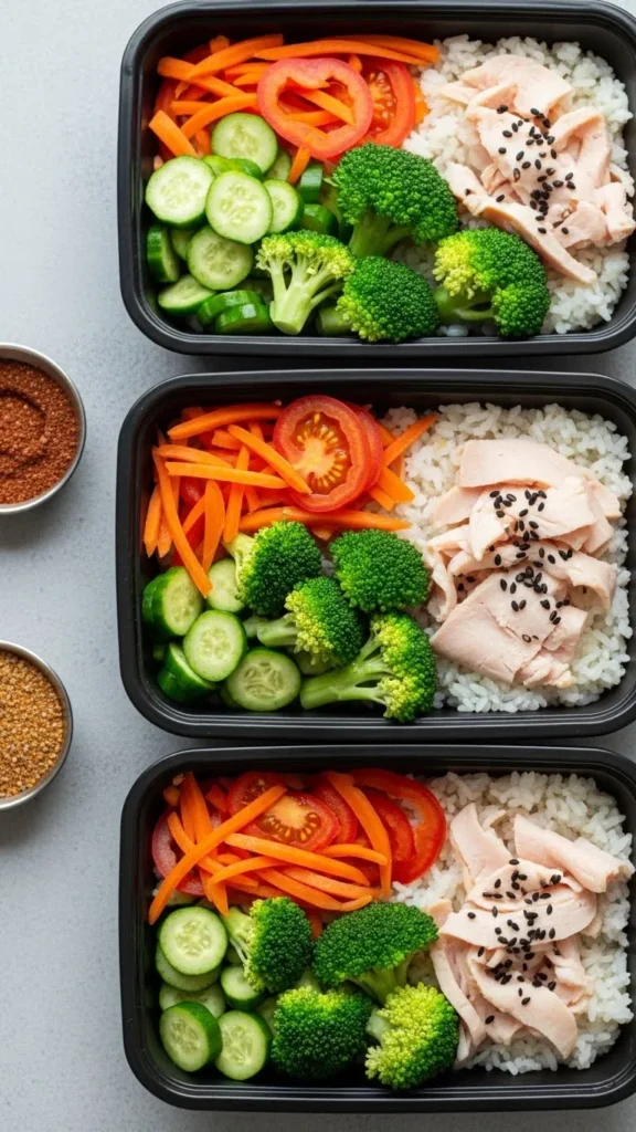 Turkey & Veggie Meal Prep Boxes