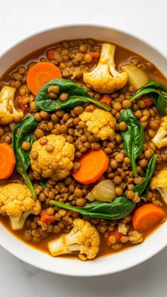 Vegetarian Lentil & Vegetable Curry